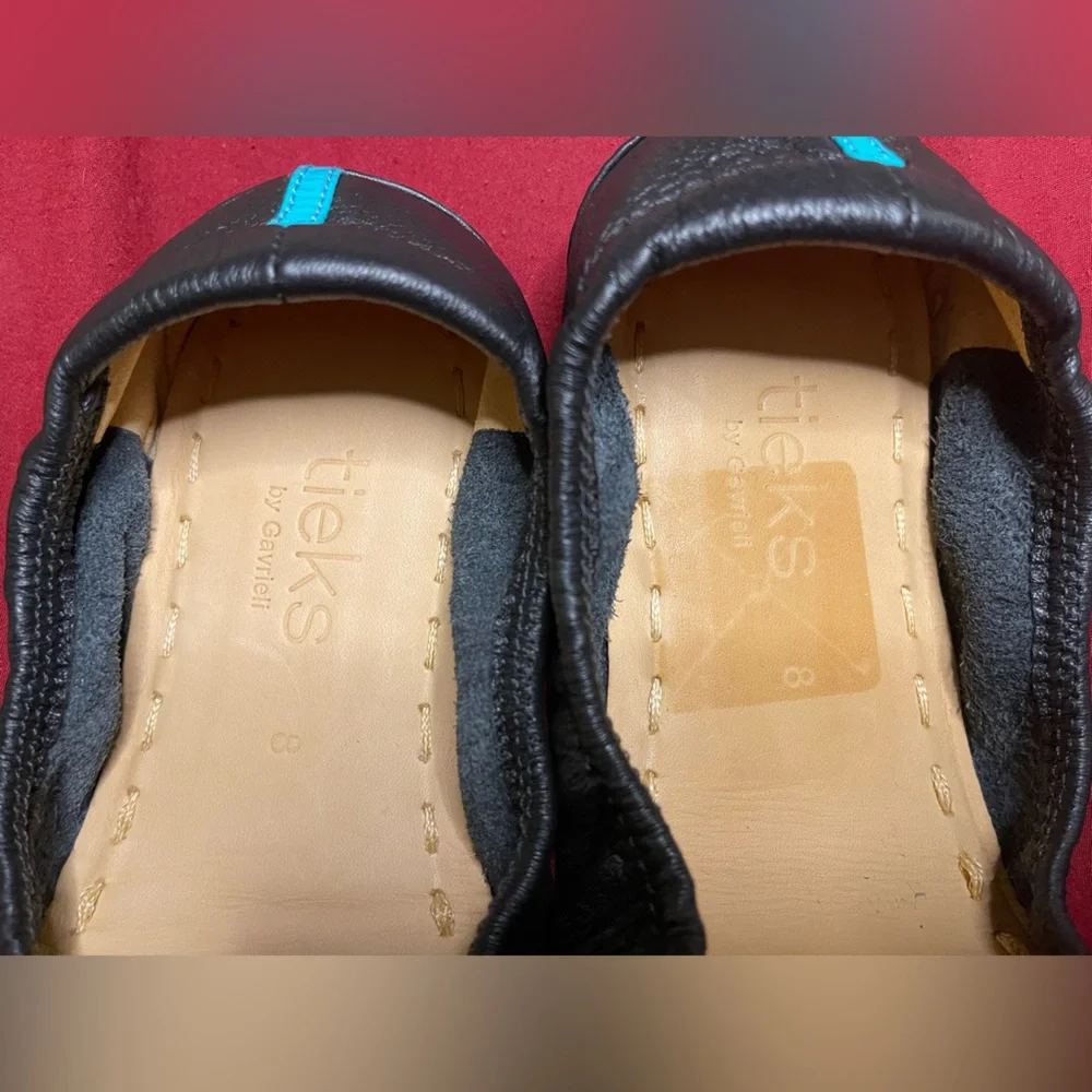 Tieks Black Ballet Flat Slippers size 8 - Picture 7 of 8